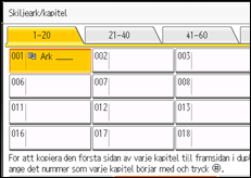 Bild av användarpanelens skärm