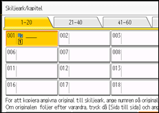 Bild av användarpanelens skärm