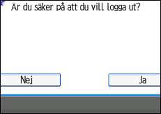 Bild av användarpanelens skärm