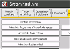 bild av användarpanelens skärm