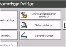 Bild av användarpanelens skärm