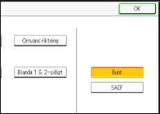 Bild av användarpanelens skärm