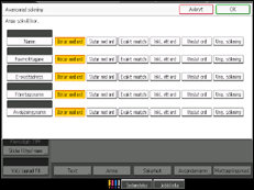 Bild av användarpanelens skärm