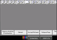Bild av användarpanelens skärm