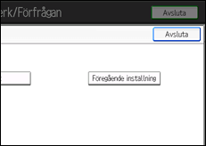 Bild av användarpanelens skärm