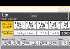 İşlem paneli ekran çizimi