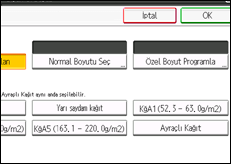 İşlem paneli ekran çizimi