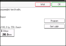 İşlem paneli ekran çizimi