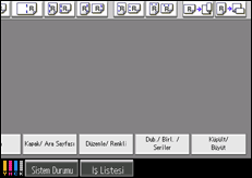 İşlem paneli ekran çizimi