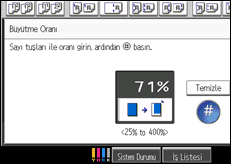 İşlem paneli ekran çizimi