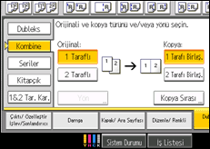 İşlem paneli ekran çizimi