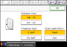 İşlem paneli ekran çizimi