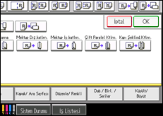 İşlem paneli ekran çizimi