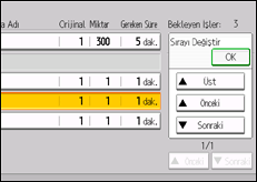 İşlem paneli ekran çizimi