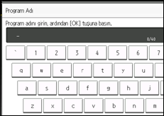 İşlem paneli ekran çizimi
