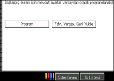 İşlem paneli ekran çizimi
