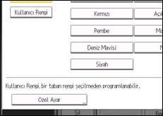 İşlem paneli ekran çizimi