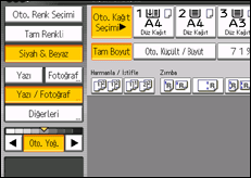 İşlem paneli ekran çizimi