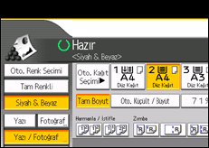 İşlem paneli ekran çizimi
