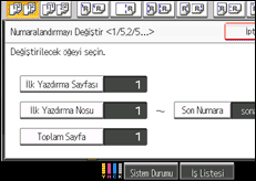 İşlem paneli ekran çizimi