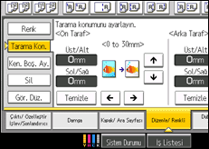 İşlem paneli ekran çizimi