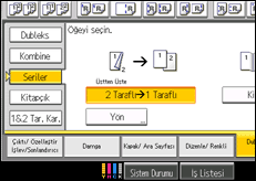 İşlem paneli ekran çizimi
