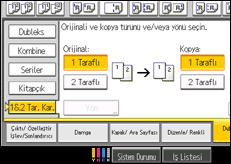 İşlem paneli ekran çizimi