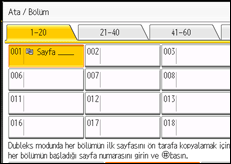 İşlem paneli ekran çizimi