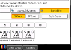 İşlem paneli ekran çizimi