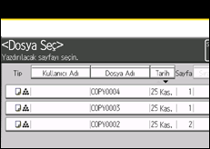 İşlem paneli ekran çizimi