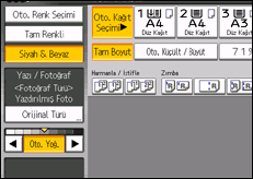 ��lem paneli ekran &ccedil;izimi