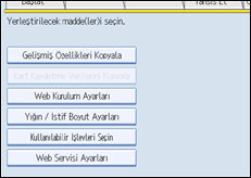 İşlem paneli ekran çizimi