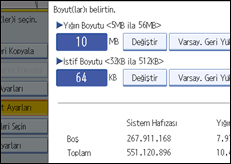 İşlem paneli ekran çizimi