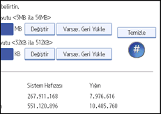 İşlem paneli ekran çizimi