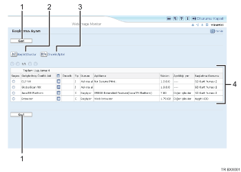 Web tarayıcısı ekran çizimi numaralı belirtme çizgisi çizimi