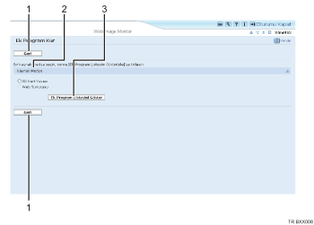 Web tarayıcısı ekran çizimi numaralı belirtme çizgisi çizimi