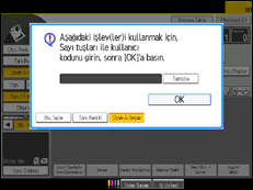 İşlem paneli ekran çizimi
