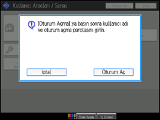İşlem paneli ekran çizimi