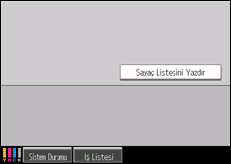 İşlem paneli ekran çizimi