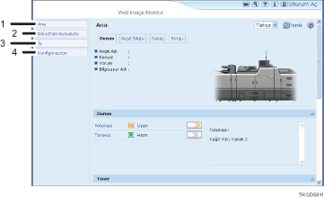 Web tarayıcısı ekranı resmi numaralı çağırma resmi