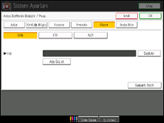 İşlem paneli ekran çizimi