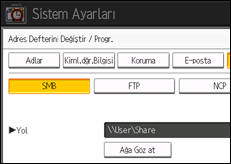 İşlem paneli ekran çizimi