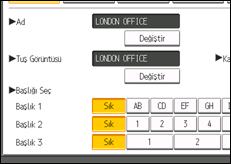 İşlem paneli ekran çizimi