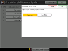 İşlem paneli ekran çizimi