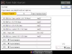 İşlem paneli ekran çizimi