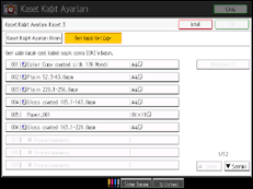 İşlem paneli ekran çizimi
