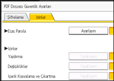 İşlem paneli ekran çizimi