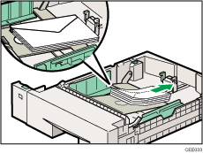 Envelope feeder illustration