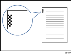 Illustration of Checkered Mark