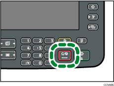 Clear/Stop key illustration